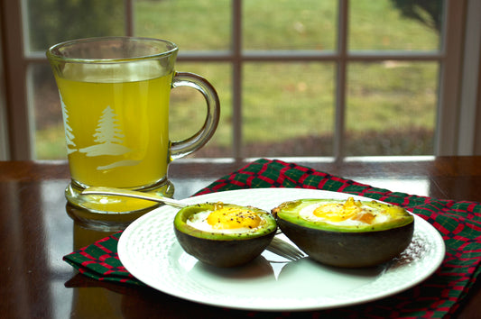 Easy Avocado Egg Bake