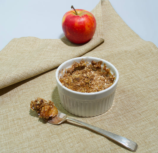 Easy Protein Apple Crumble